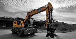 Terberg Techniek presents the conversion of a mobile excavator from diesel to electric with a Hydrogen fuel cell