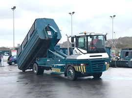 Terberg Container Carrier Replaces Conventional Trucks at the Municipality of Vejle in Denmark
