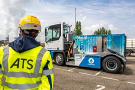 Terberg hydrogen terminal tractor arrives at PSA Antwerp for a two week test period